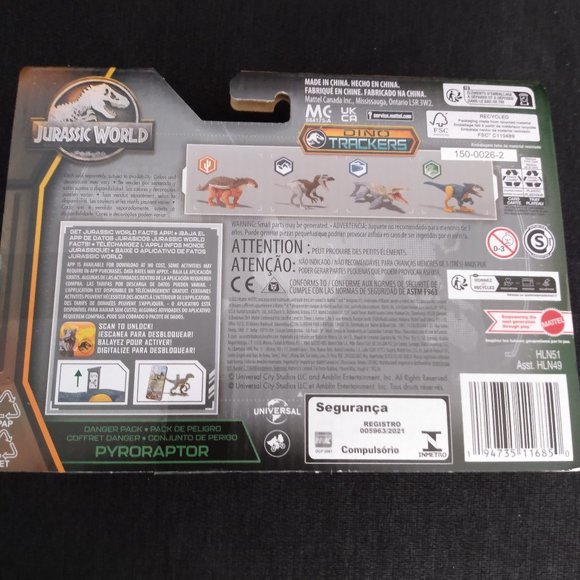 Jurassic World Velociraptor Danger Pack Dino Trackers - Picture 2 of 3